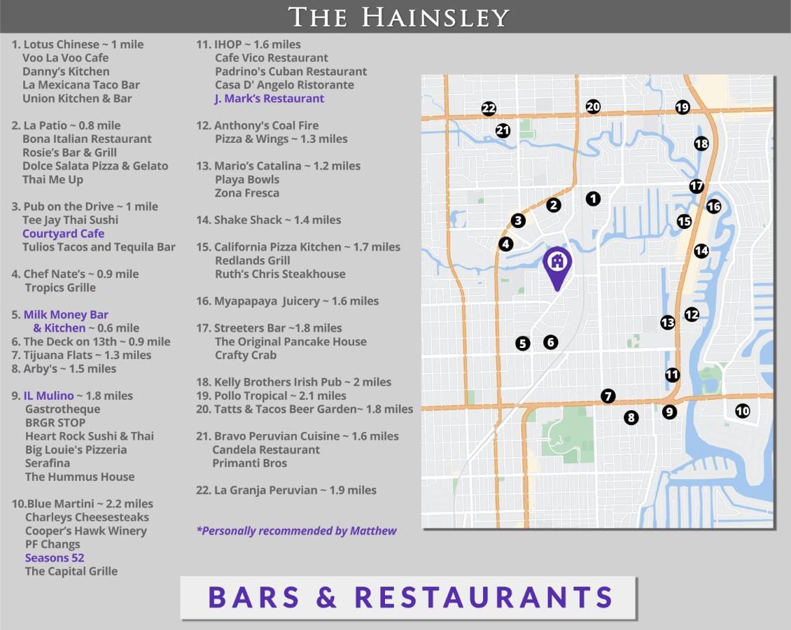 Hainsley Apartments At 1645 Fort Lauderdale Extérieur photo